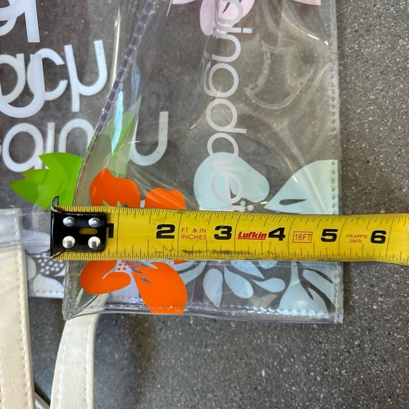 Bloomingdale’s medium beach bag Transparent tropical Floral - Picture 10 of 11